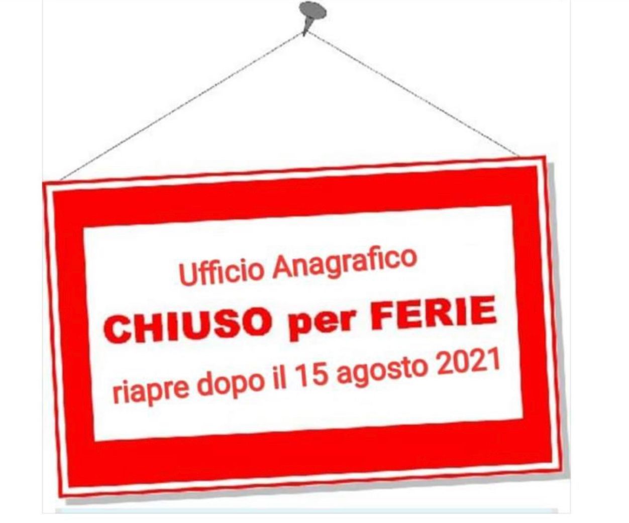 20210801ChiusoperFerie